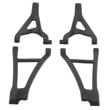 CONJUNTO DO BRAÇO DE SUSPENSÃO DIANTEIRO SUSPENSION ARM SET FRONT PARA 1/16 SLASH / KEM BLOCK TRAXXAS TRAX 7031